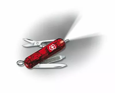 NEW In Box Victorinox Swiss Army 58mm Knife RUBY RED SIGNATURE LITE 53187 • $49