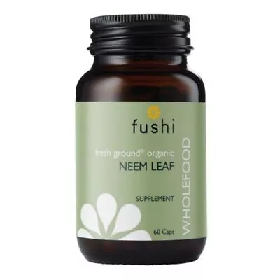 Fushi Wellbeing Neem Leaf Capsules Organic 60 Veg Caps • £16.63