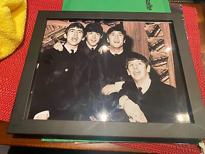 The Beatles  Glass Framed Photo  - Hangable Photo  (frame 29x24 Cm ) John Lennon • $25