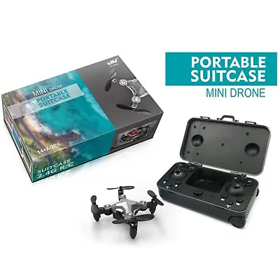 DH120 Portable & Foldable Suitcase Mini Drone - Stealth Gray • $39.99