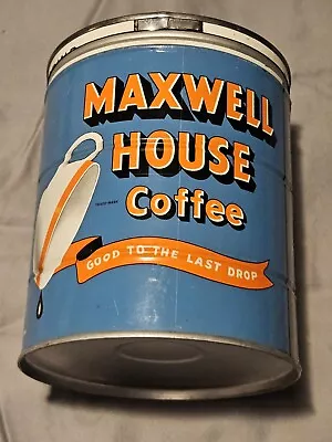 Maxwell House Coffee Can 2 Pounds Large Cup W/ Lid • $15