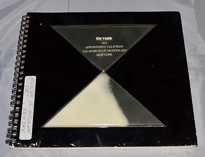 On Time 1975 Appointment Calendar The Museum Of Modern Art NY Spiral Bound • $29.99