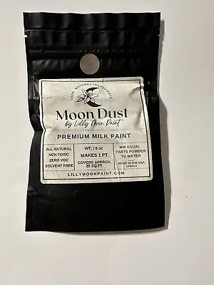 New Sealed Moon Dust By Lilly Moon Paint In Asteroid 1 Pint Premium Milk Paint • $14.99