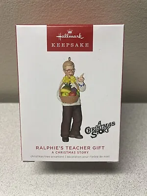 2022 Hallmark Keepsake Ralphie's Teacher Gift A Christmas Story Ornament NIB • $12.50