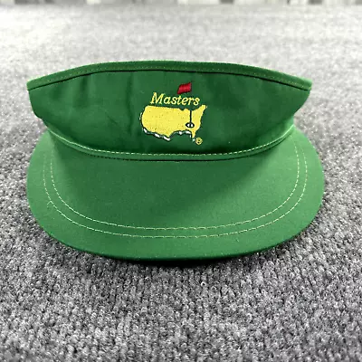 Vintage Masters Hat Visor Green Union Made In USA Adjustable Strap • $249.98