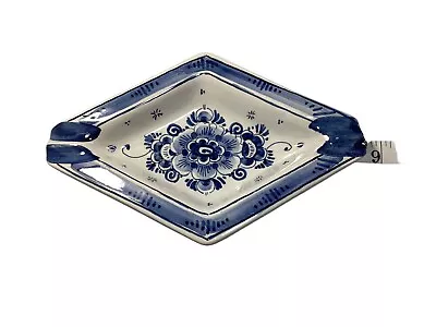 Handwerk Delfts Blauw Ashtray Blue And White • $18