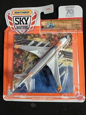 2023 Matchbox Sky Busters 10/32 MBX 6-2 AIRLINER W/Mat 70th Anniversary • $6.19