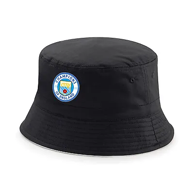 £12.95 • Buy Manchester City CHAMPIONS Of England 2022 Printed Logo Bucket Hat City Cap