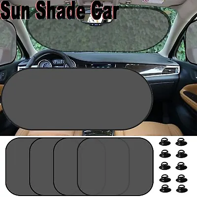 Car Side Rear Window Screen Mesh Sun Shade Cover Windshield Sunshade Visor AU • $13.99
