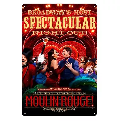 Moulin Rouge Movie Photo Metal Poster Tin Sign 20x30cm Plaque • $14.90