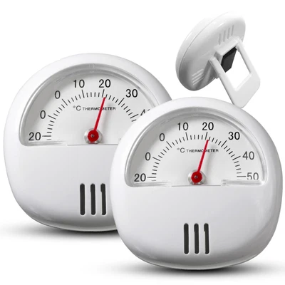 £3.99 • Buy Magnetic Thermometer With Stand Fridge Freezer Room Mini Temperature Gauge Dial