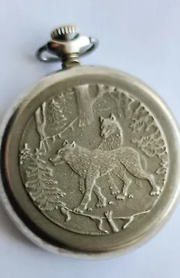 Molnija Wolves Pocket Watch • $132