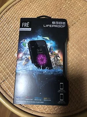 Lifeproof Fre Waterproof Case For Iphone 6s Plus 6 Plus Shock Black New 77-52558 • $49