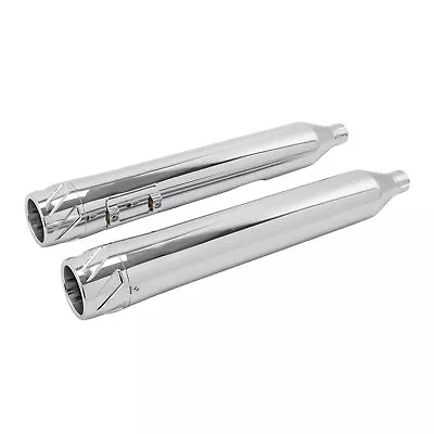 Megaphone Dual Exhaust Mufflers Pipes Fit For Harley Touring Street Glide 95-16 • $129.99