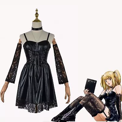 DEATH NOTE Misa Amane Cosplay Costume Halloween Party Skirt Dress Full Outfits  • $46.78