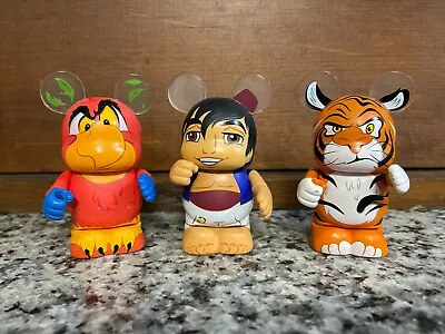 DISNEY VINYLMATION ALADDIN Set Of 3 - ALADDIN RAJAH IAGO • $10