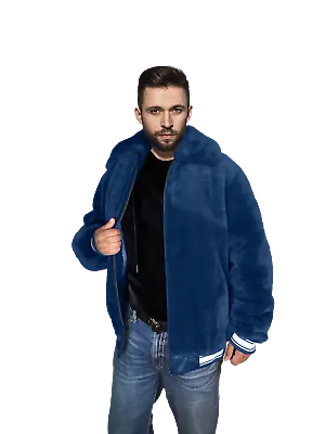 Varsity Jacket In Sheepskin Mouton • $845
