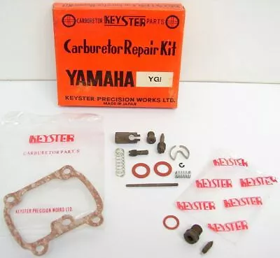 Yamaha Carb Rebuild YG1 YG 1 Keyster Carburetor Repair Kit NOS Vintage • $35.07