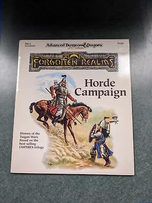 Horde Campaign Book FR12. 9324 Forgotten Realms AD&D TSR  • $33.99
