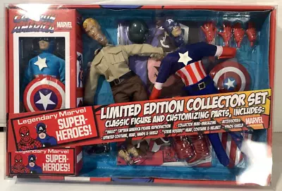 MEGO Style EMCE Marvel Captain America Limited Edition Collectors Set UNOPENED • $89.99