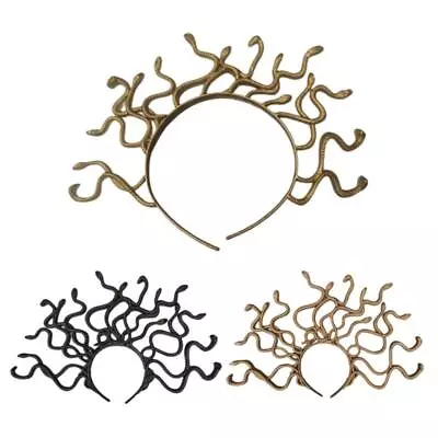 £4.01 • Buy Halloween Medusa Headband Medusa Snake Costume Headband Dress-up Headpiece