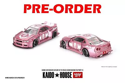 (Pre-order) Mini GT X Kaido House 1/64 Nissan Skyline GT-R (R34) RACING FACTORY • $21.87