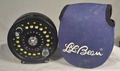 LL BEAN GQS DISC 8/9 FLY REEL / ENGLAND /With Case • $125