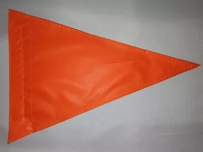 10 X13.5  Triangle ORANGE Safety FLAG Airboat ATV UTV JEEP Made To Fit All Whips • $6.95