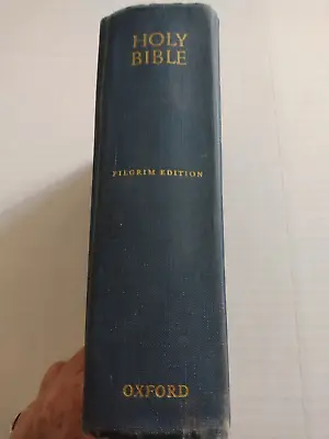 Vintage Pilgrim Edition Holy Bible 2nd Edition 1952 Oxford Press Color Maps Rare • $59.99