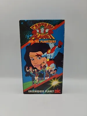 Vintage 1991 Captain Planet And The Planeteers Greenhouse Planet VHS! • $2.48