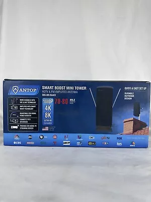 Antop SBS-805 Smart Boost MINI TOWER HDTV & FM Amplified Antenna - Black  • $37.50