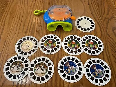 Blue & Green 3D 2002 Fisher Price View-master Top Load Viewer Toy With 9 Reels • $39.99