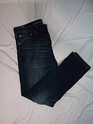 Mens American Eagle Dark Blue Jeans Flex Athletic Fit 31x32 • $22.99