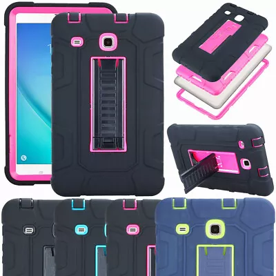 For Samsung Galaxy Tab S2 / S3 8.0 9.7 Hard Rubber Shockproof Stand Case Cover • $27.89