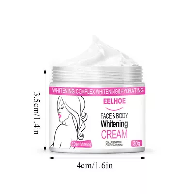 $3.79 • Buy 2022 Dark Skin Permanent Bleaching Cream Whitening Lightening Brightening .