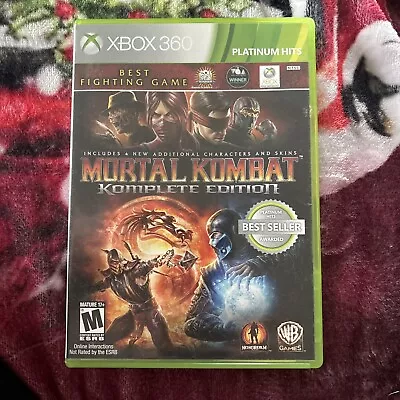 Mortal Kombat Komplete Edition (Microsoft Xbox 360 2012) Complete CIB • $40