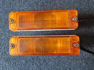 VW Golf Jetta Rabbit MK1 MK2 Amber Euro Bumper Indicator Repeater Turn Signals • $80