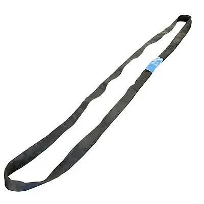 2000kgs BLACK ROUNDSLINGS 4 Metre Long (8 Metre Circ) Theatre Lifting Strops • £18