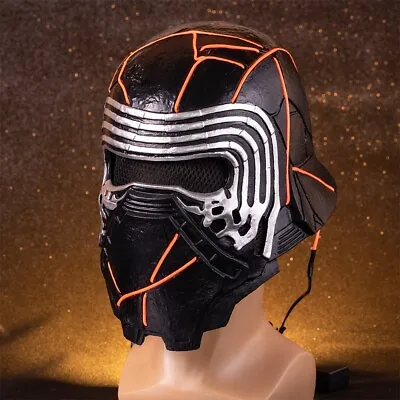 Xcoser 1:1 Star Wars Kylo Ren Helmet LED Light Up Cosplay Props Replica Resin • $75.99