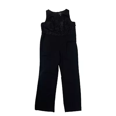 Adrianna Papell Black Sleeveless Jumpsuit 22W Macy's • $99