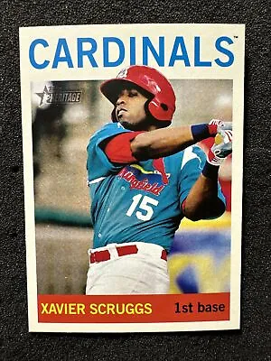 XAVIER SCRUGGS #123 2013 Topps Heritage Minor League Edition QTY Rookie/Prospect • $1.49