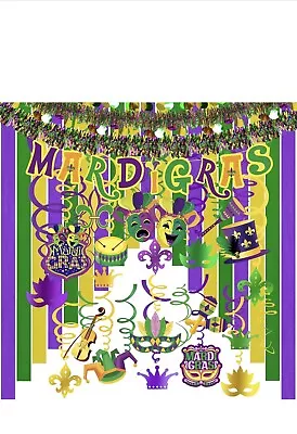 Mardi Gras Party Decorations- 38 Pieces  • $12