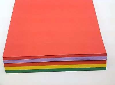 A3 220gsm Bright Strong Blue Green Red Card Various Colours X 100 Sheets • £25