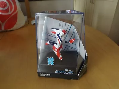 Olympics London 2012 Mandeville Mascot Figurine In Union Jack Outfit NIB • £2.40