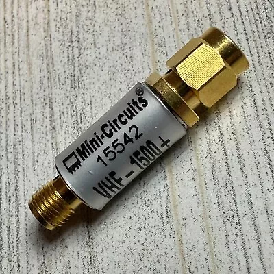 Mini-Circuits VHF-1500+ LTCC High Pass Filter 1850 - 4400 MHz Connector SMA • $27.99