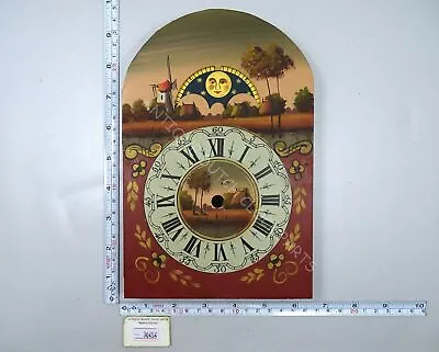 Hand Painted Dial With Moon For Dutch Friesian Tail Or Schippertje Clock • $71.50