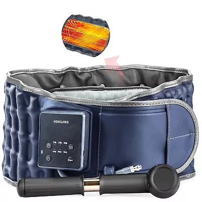 Cordless Heating Decompression Belt Lumbar Support For Lower Back Pain Relief • $69.99