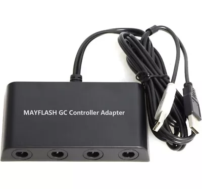 Mayflash 4 Port Adapter GameCube Controller To Nintendo Switch Wii U & PC. • $19.99
