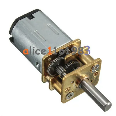 Micro Speed Reduction Gear Motor With Metal Gearbox Wheel DC 6V 30RPM N20 • $2.33
