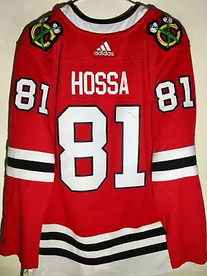 Adidas Authentic NHL ADIZERO Jersey Chicago Blackhawks Marian Hossa Red Sz 50 • $79.99